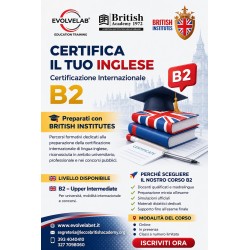 Corso & Certificazione in lingua INGLESE livello B2