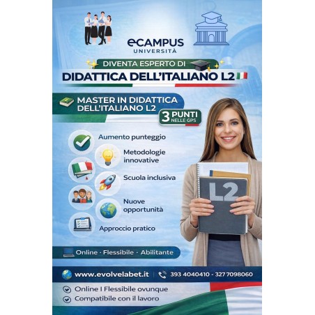 MASTER IN DIDATTICA DELL’ITALIANO L2