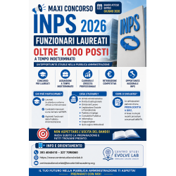 🚨🏛️ MAXI CONCORSO INPS 2026: OLTRE 1.000 POSTI IN ARRIVO! 🏛️🚨