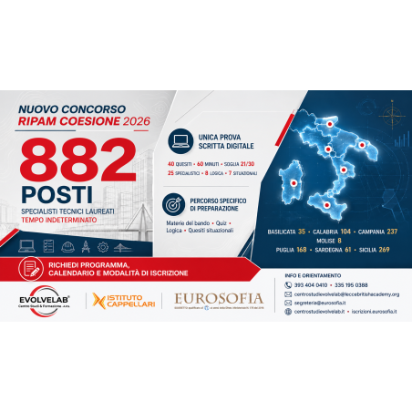 🚨 NUOVO CONCORSO RIPAM COESIONE 2026 🎯 882 POSTI PER SPECIALISTI TECNICI LAUREATI