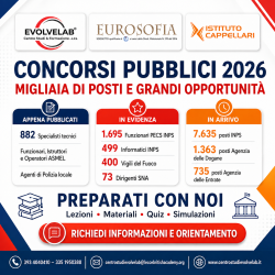📢 CONCORSI PUBBLICI 2026–2027: IL MOMENTO DI PREPARARSI È ORA!